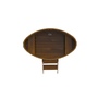 BentWood овальная из лиственницы (0,69х1,31 м.), h=1 м. Мореная Рустик для купания фото - 5 BentWood овальная из лиственницы (0,69х1,31 м.), h=1 м. Мореная Рустик купель фото фото - 5