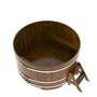 Купель BentWood круглая из лиственницы (D=1,80 м.), h=1 м. Мореная Рустик в наличии на сайте фото - 2 BentWood круглая из лиственницы (D=1,80 м.), h=1 м. Мореная Рустик купель фото фото - 2