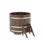 Купель BentWood овальная из дуба (D=1,17 м.), h=1,1 м. Мореная Премиум продажа в вашем городе фото - 1 BentWood овальная из дуба (D=1,17 м.), h=1,1 м. Мореная Премиум купель фото фото - 1