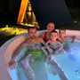 Купель Polar Spa ELITE 200 круглая с интегрированной печью для 2-4 человек (термососна темная) фото  фото - 8
