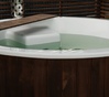 Купель Polar Spa ELITE 200 круглая с интегрированной печью для 2-4 человек (термососна темная) фото  фото - 15