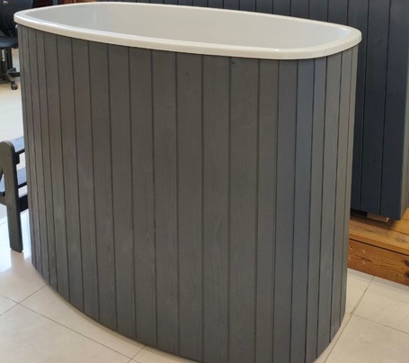 Купель Polar Spa STANDART 79 Double овальная для 1 человека (термососна темная)  фото - 14
