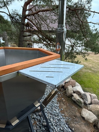Банный чан Scandinaf Diamond 190 для 4-6 человек (нержавеющая сталь)  фото - 12
